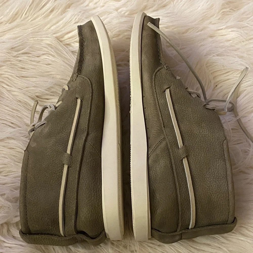 NEW FRYE Sylvan Chukka Men's Casual Leather Shoes - Olive